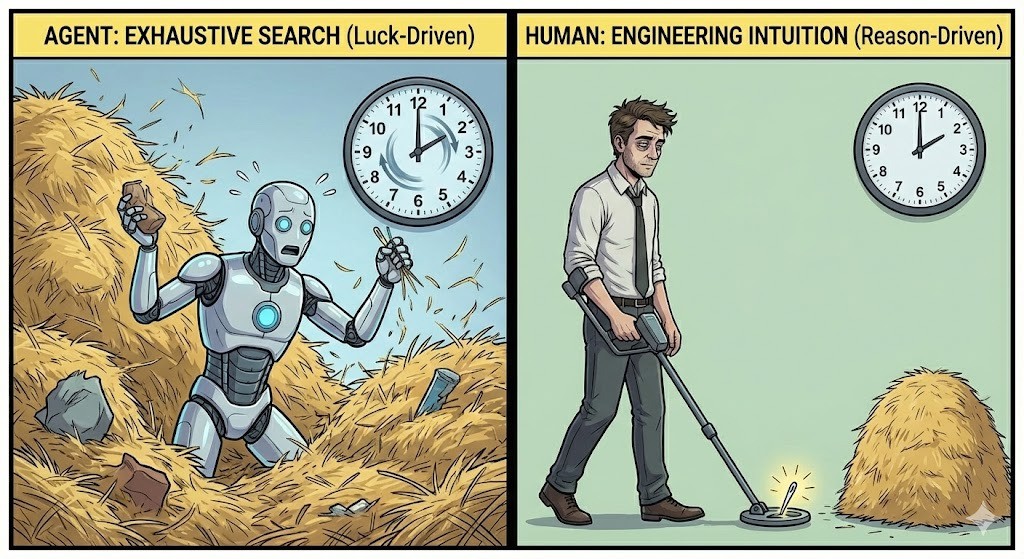 In Exhaustive Search, One just needs to be lucky